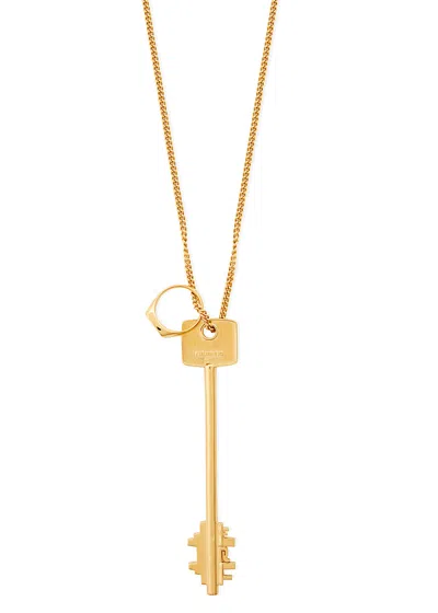Rabanne Key Necklace In Gold
