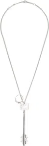Rabanne Key Necklace In Silver