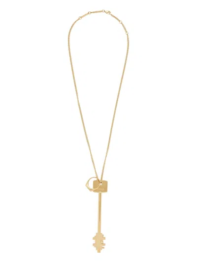 Rabanne Key-pendant Necklace In Gold