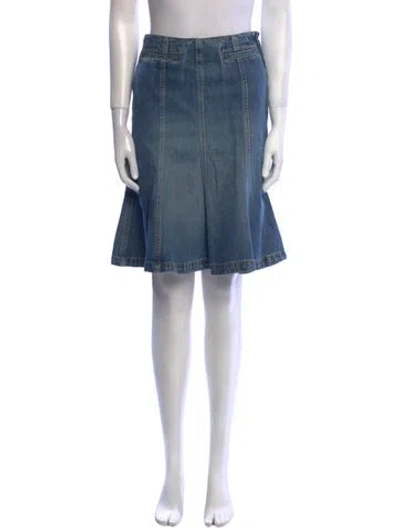 Pre-owned Rabanne Knee-length Skirt In Blue