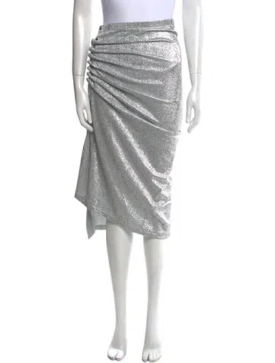 Pre-owned Rabanne Knee-length Skirt In Gray