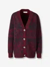 Rabanne Knit Jersey In Burgundy