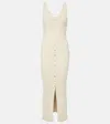 Rabanne Knitted Sleeveless Dress In White