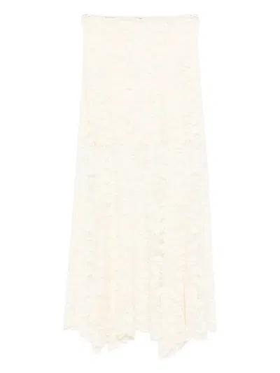 Rabanne Asymmetrical Skirt In Neutral