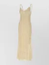 Rabanne Lace Overlay Ankle Length Dress