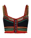 Rabanne Lace Short Sling In Black