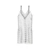 Rabanne Circle Disc Transparent Minidress