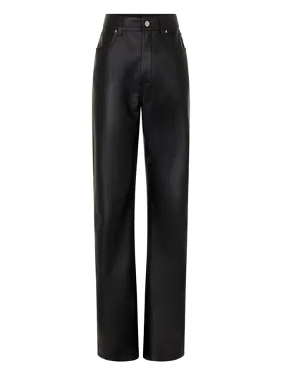 Rabanne Lambskin Trousers In Black
