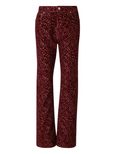 RABANNE LASER PRINT BAGGY TROUSERS