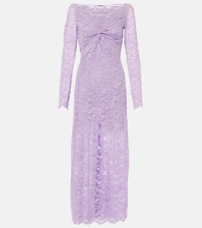 RABANNE LAVENDER LACE GOWN