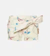 Rabanne Layered Printed Cotton Shorts In Multi
