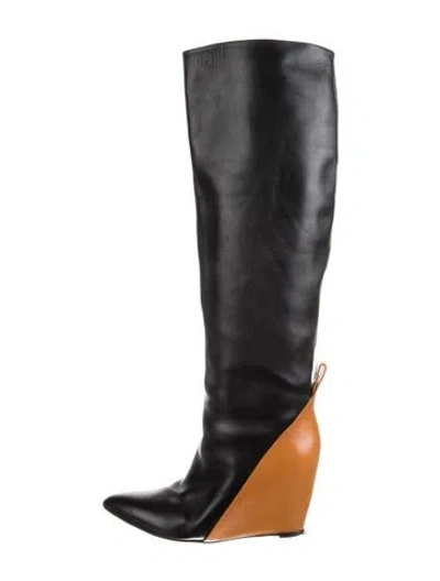Pre-owned Rabanne Leather Boots In Black