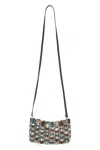 Rabanne Leather Crossbody Bag In Multi