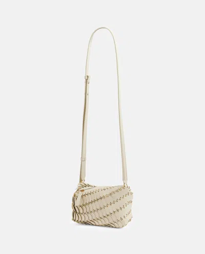 Rabanne Leather Crossbody Bag In Neutral