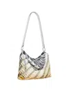 Rabanne Leather Disc Shoulder Bag Gradient Metallic