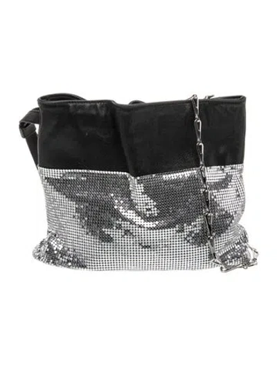 Pre-owned Rabanne Leather Evening Bag In Multi