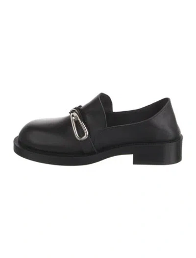 Pre-owned Rabanne Leather Loafers In Black