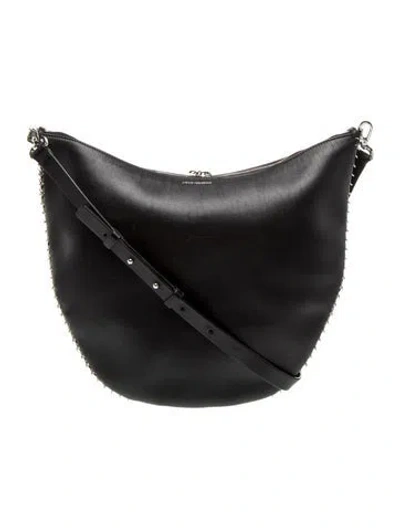 Pre-owned Rabanne Leather Shoulder Bag In Black