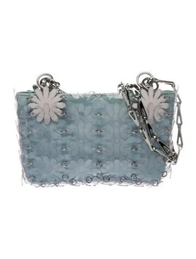 Pre-owned Rabanne Leather Shoulder Bag In Blue