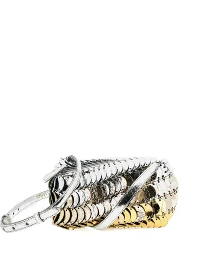 RABANNE LEATHER SHOULDER BAG