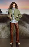 Rabanne Leather Straight-leg Pants In Brown