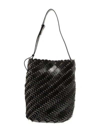 Pre-owned Rabanne Leather Tote W/ Tags In Black