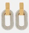 Rabanne Link Chunky Xl Earrings In Silver