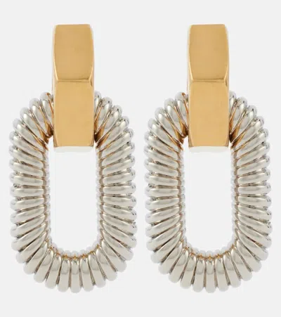 Rabanne Link Chunky Xl Earrings In Silver