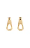 Rabanne Link Drop Earrings In Gold