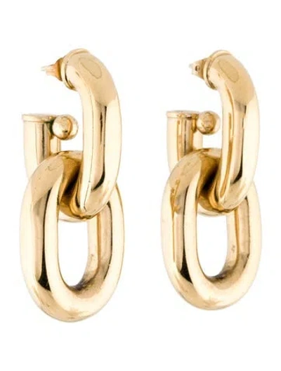 Pre-owned Rabanne Link Drop Earrings In Multi