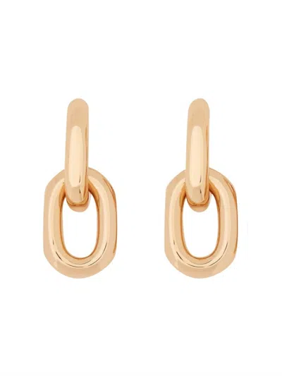 Rabanne Link Xl Earrings In Gold