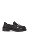 Rabanne Black Smooth Leather Mules In Black