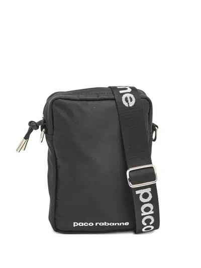 Pre-owned Rabanne Logo Crossbody Bag In Black