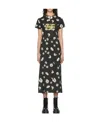 Rabanne Long Black Dress In Black