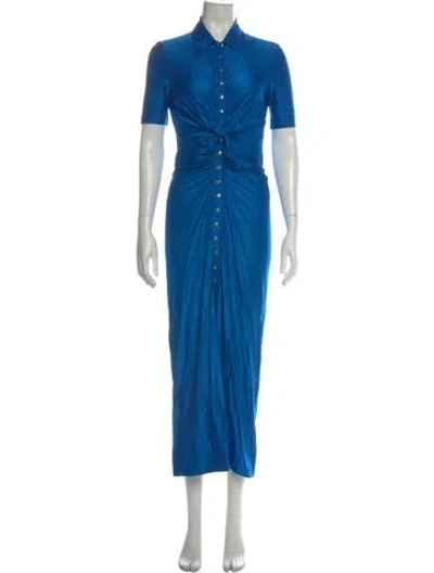 Pre-owned Rabanne Long Dress In Blue
