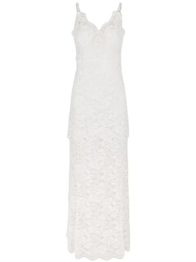 RABANNE LONG DRESS WITH EMBROIDERY