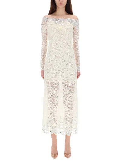 RABANNE RABANNE LONG LACE DRESS
