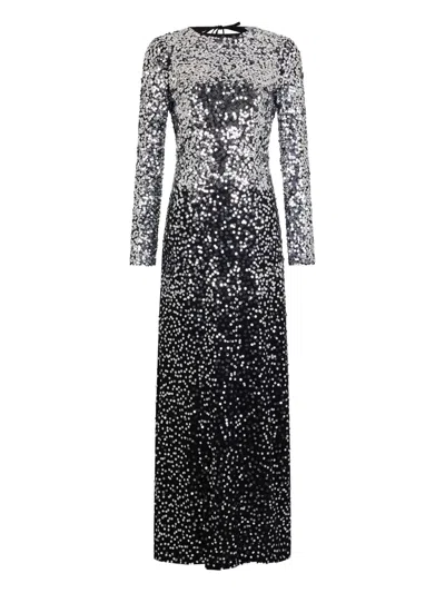 RABANNE LONG SEQUIN DRESS