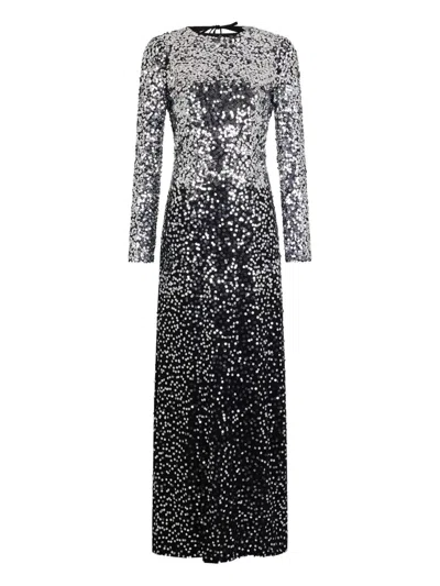 RABANNE LONG SEQUIN DRESS