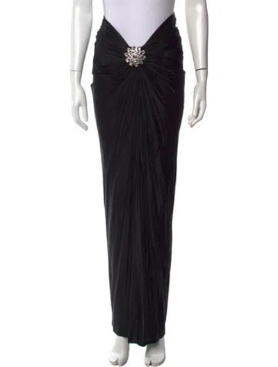 Pre-owned Rabanne Long Skirt In Black