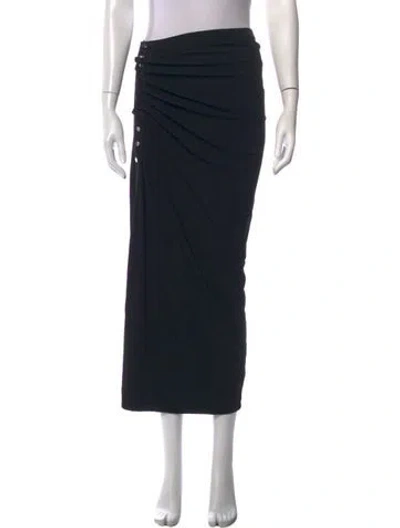 Pre-owned Rabanne Long Skirt In Black