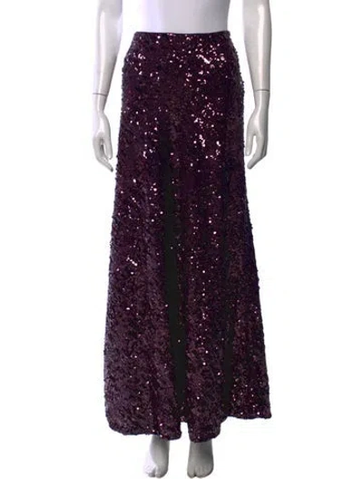 Pre-owned Rabanne Long Skirt In Purple