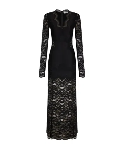 Rabanne Lace Dress In Brown