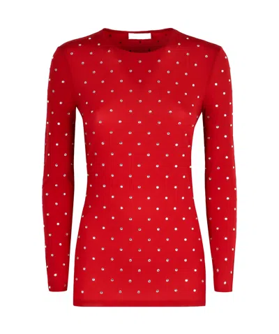 RABANNE LONG SLEEVE ROUND NECK T-SHIRT
