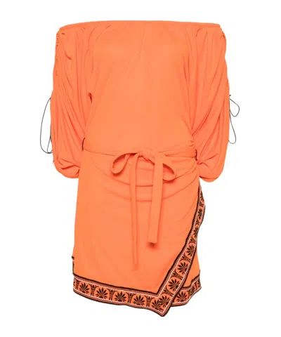 RABANNE BELTED MINI DRESS