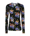 Rabanne Long Sleeve Haut Top In Black