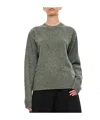 Rabanne Long-sleeved Sweater In Black
