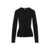 Rabanne Ruched Design Long Sleeves Top