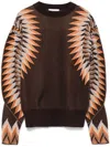 Rabanne Graphic Top In Multicolour