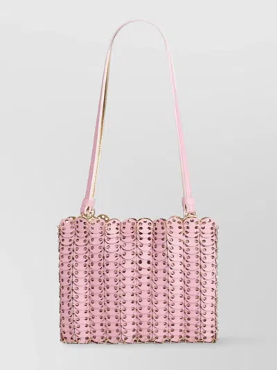 Rabanne Main Bag With Disc Detail And Metal Accents